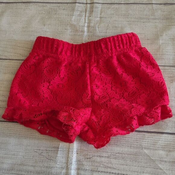 Vibrant Red Casual Shorts for Effortless Style - Picture 1 of 3